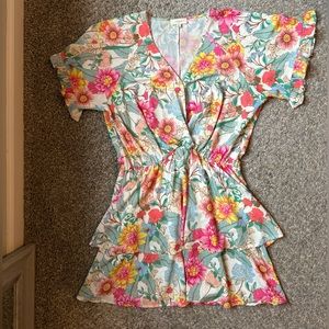 Floral mini dress